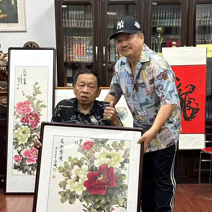 翰墨弦音共雅韵-书画家张斌与赵本山弟子唐鉴军共绘文化艺术新篇